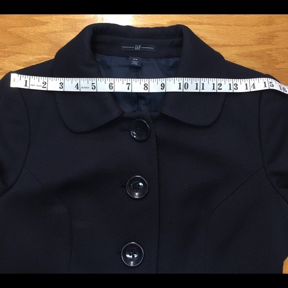 Gap women’s Navy Pea coat Sz S - Picture 9 of 11